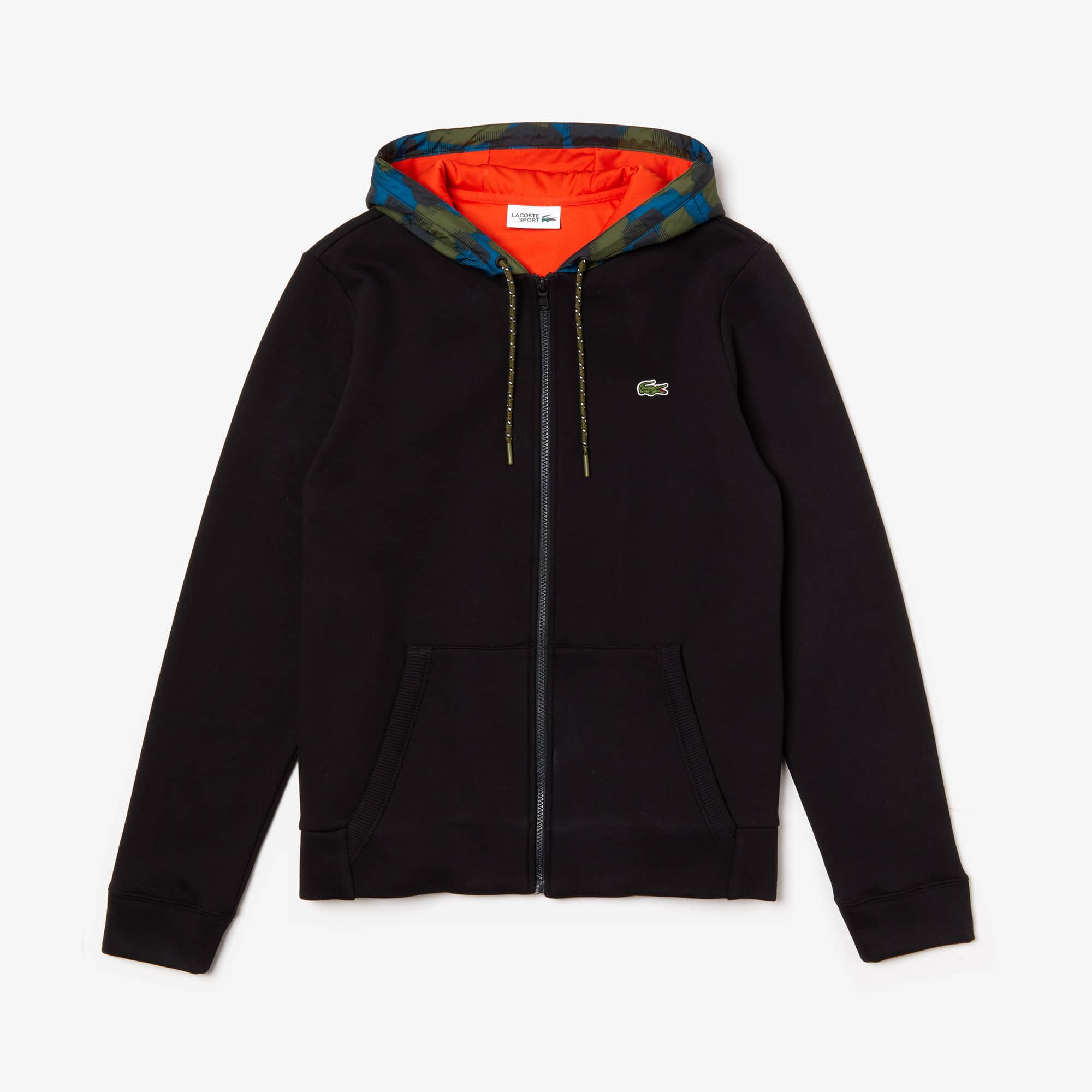 Rela Bota Mens Contrast Color Pullover Athletic Hoodies Multicolor Hooded Sweatshirt